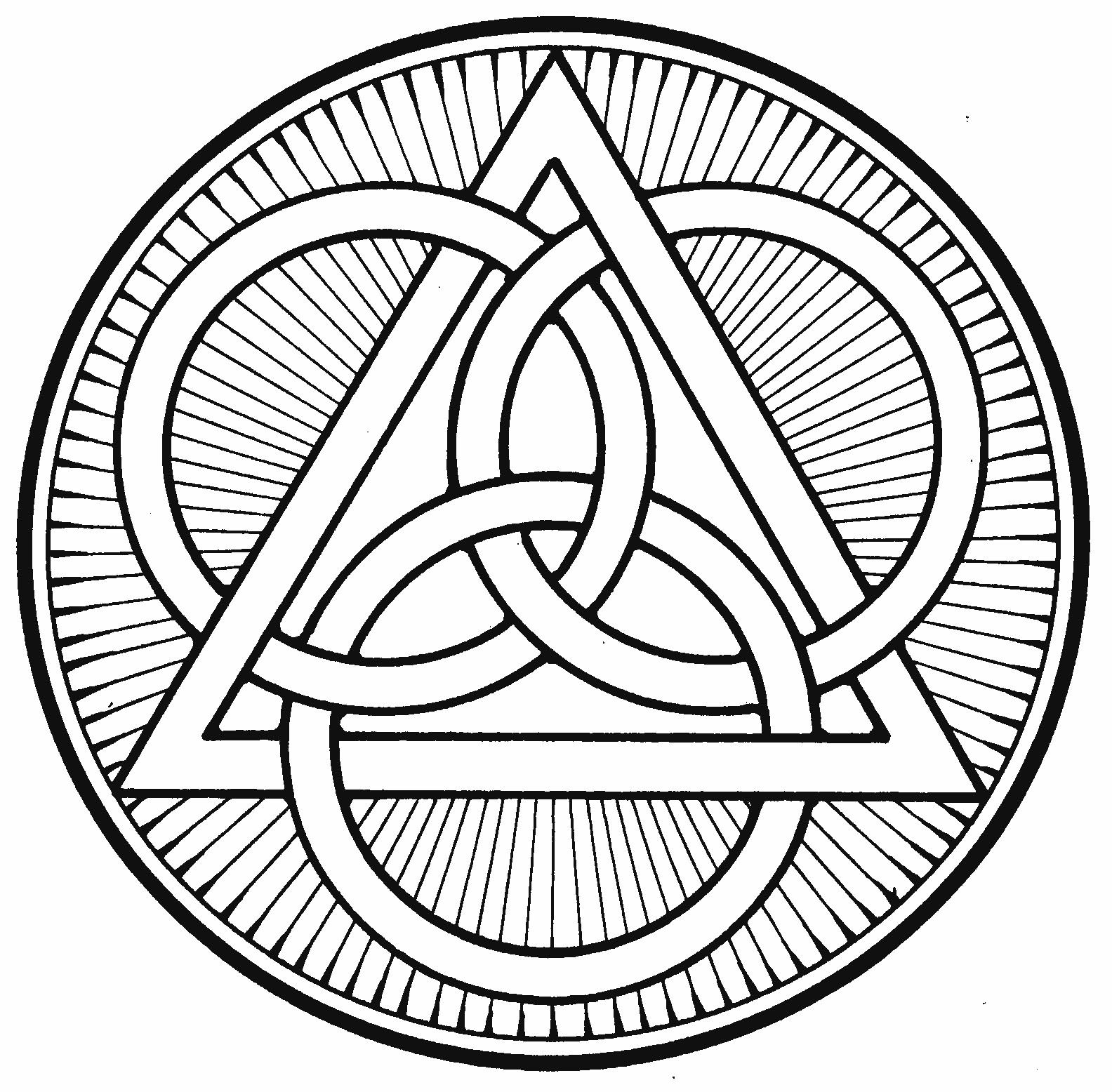 Три круга что означает. Символ Святой Троицы триединства. Трилистник - христианский символ Святой Троицы.. Трикветр символ Троицы. Триглав трикветр.